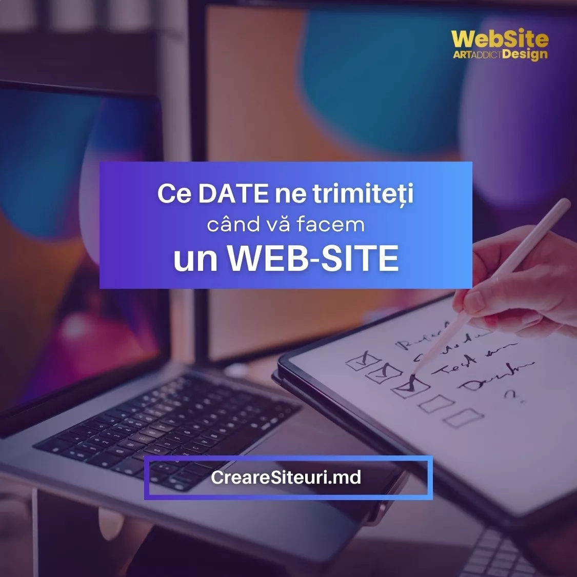 informatii client pentru creare site-ul web