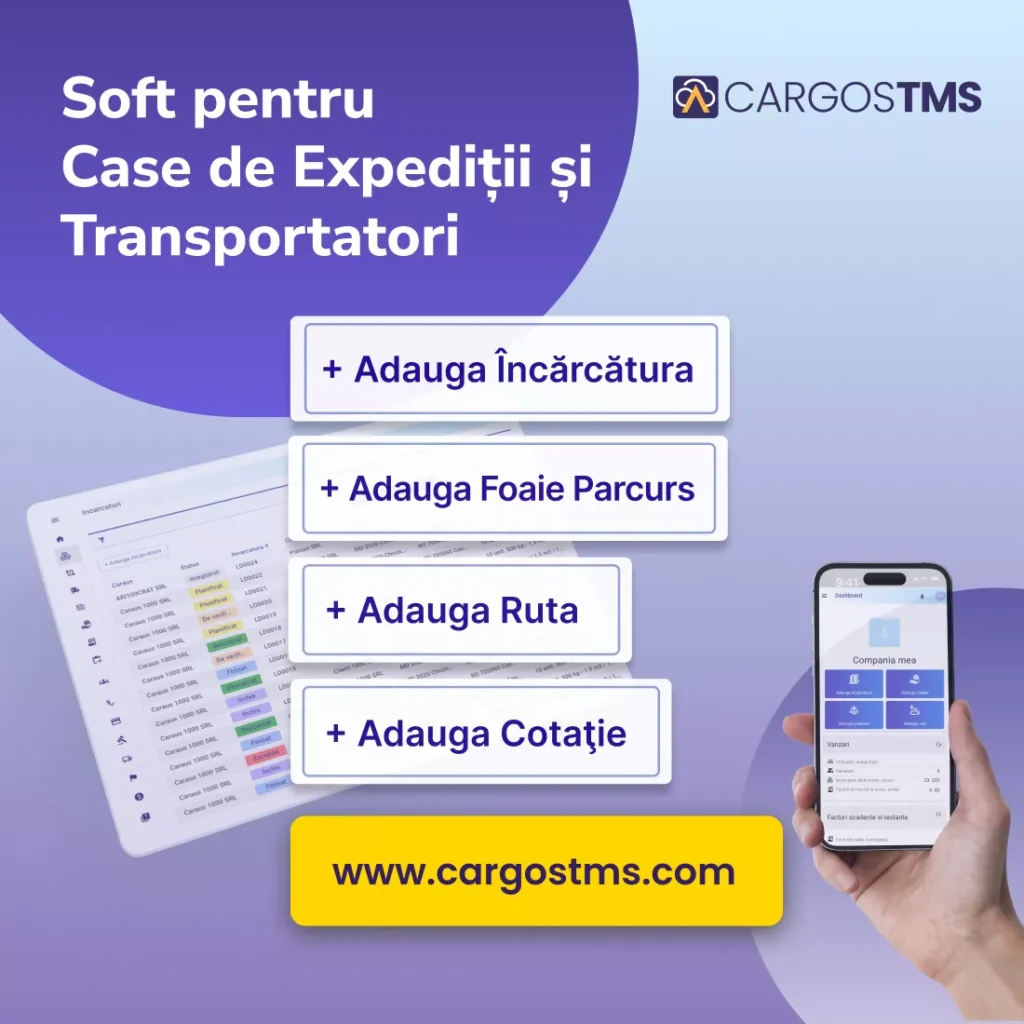 cargos tms soft pentru transport