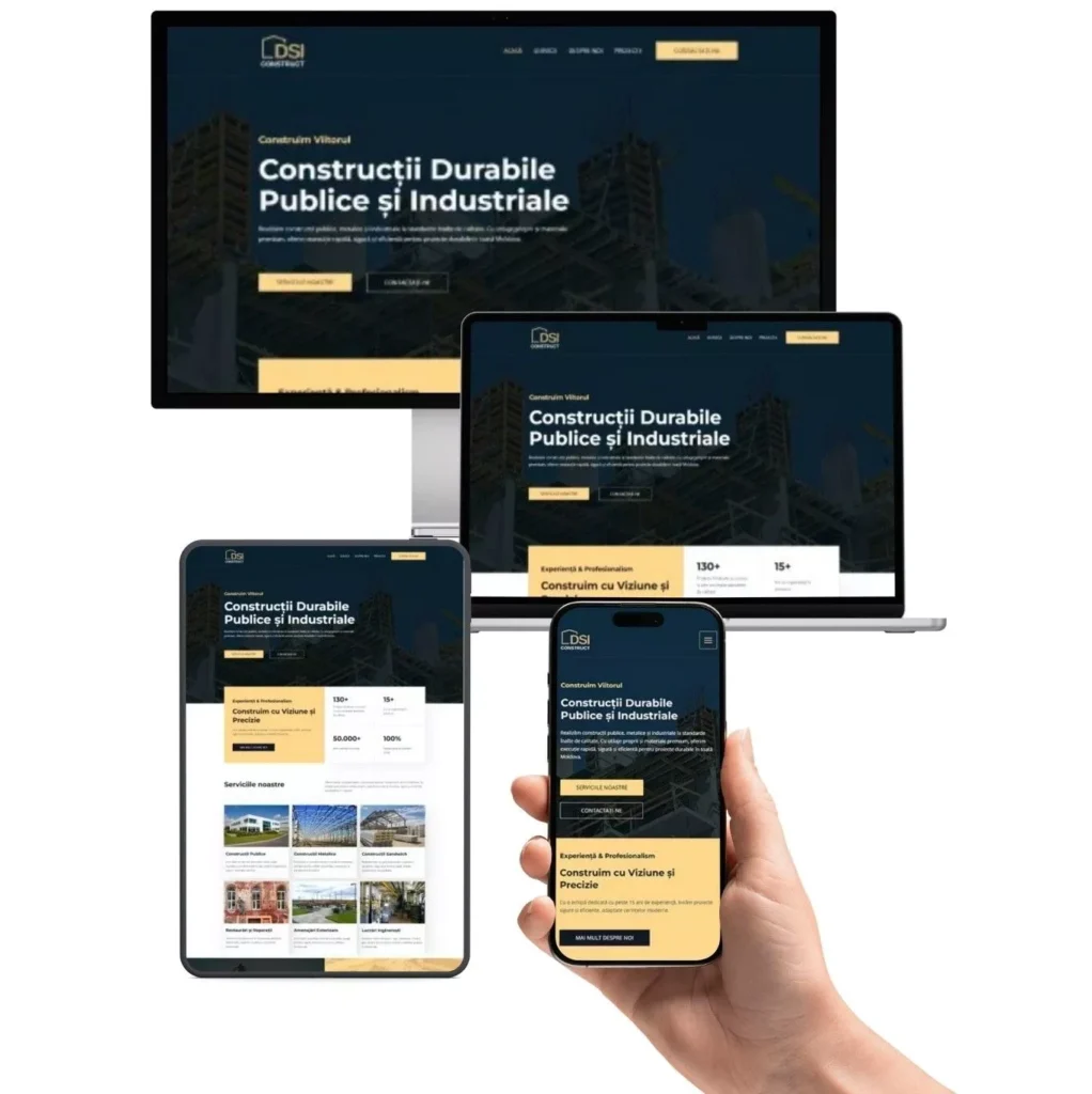 creare saituri in moldova chisinau