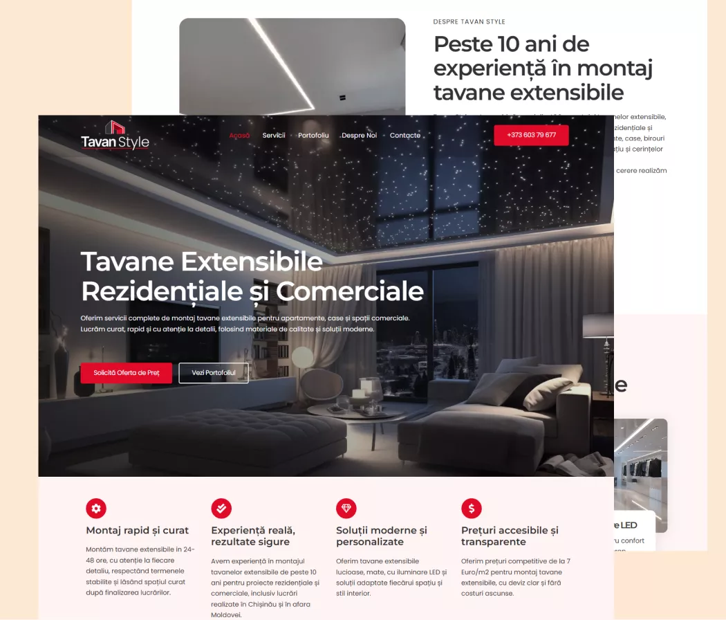 tavanstyle proiect realizat