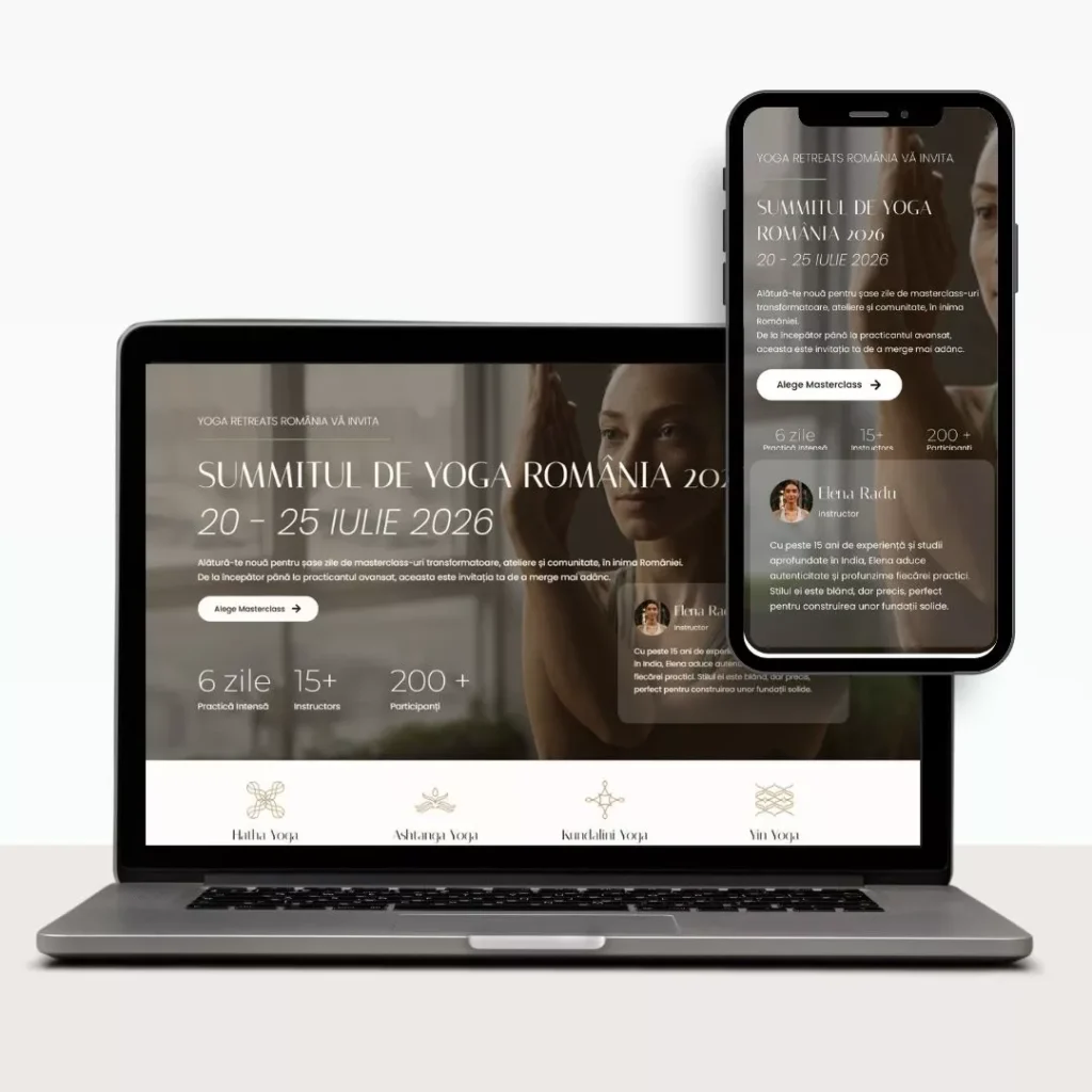 invitatie online la yoga masterclass