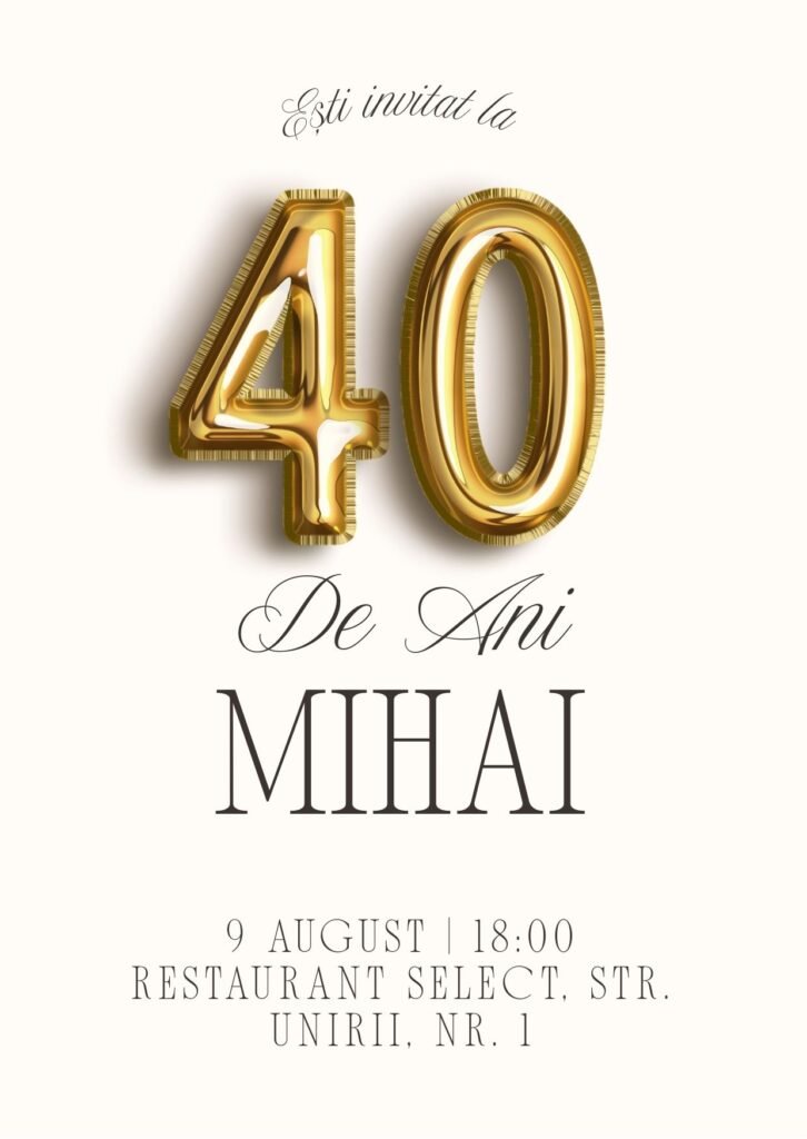 zi de nastere invitatie 16