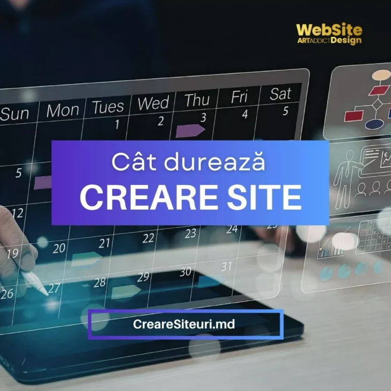 Cât durează crearea unui site în Moldova 2026