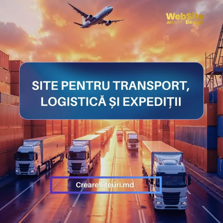 Site pentru transport, logistică și expediții, nu doar Facebook