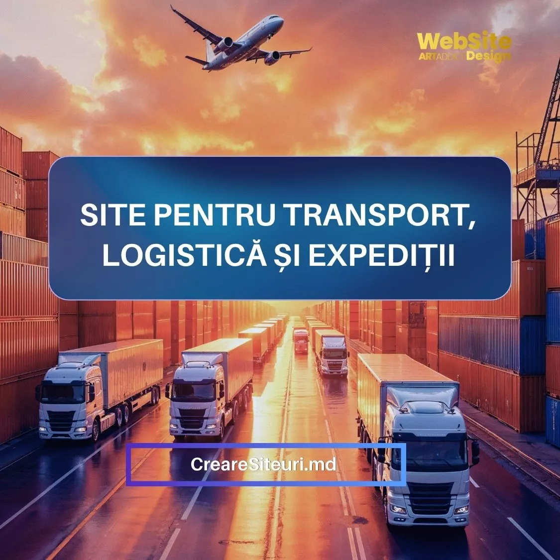 Site pentru transport, logistică și expediții, nu doar Facebook