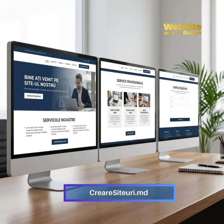 Cum scrii textele pentru Homepage, Servicii și Contact pentru un Site Web