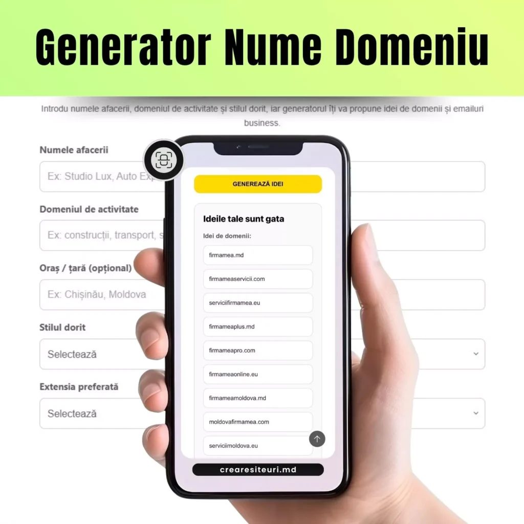 Generator Nume Domeniu Moldova