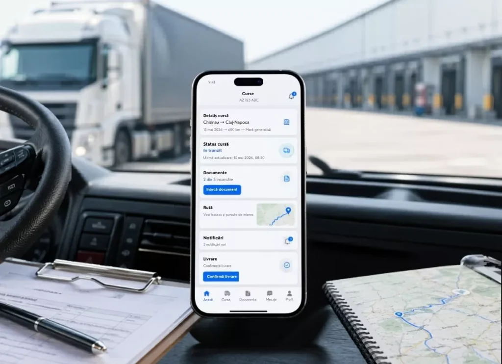 aplicatii mobile pentru soferi camion moldova