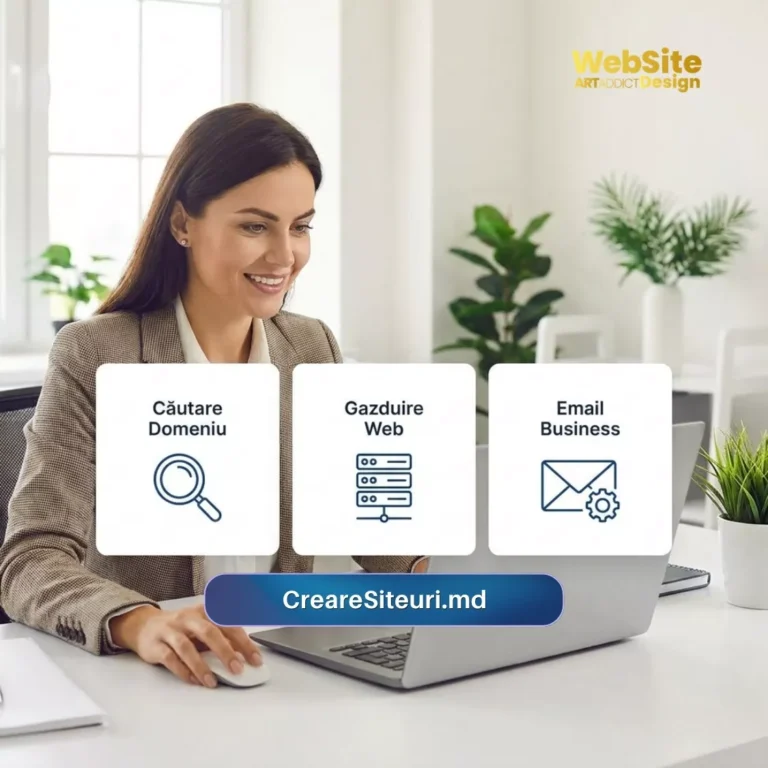 domeniu, hosting și email business înainte de lansare website