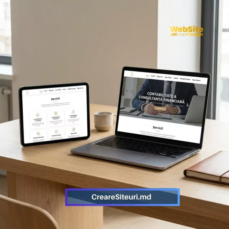 site pentru servicii contabile și consultanță financiară