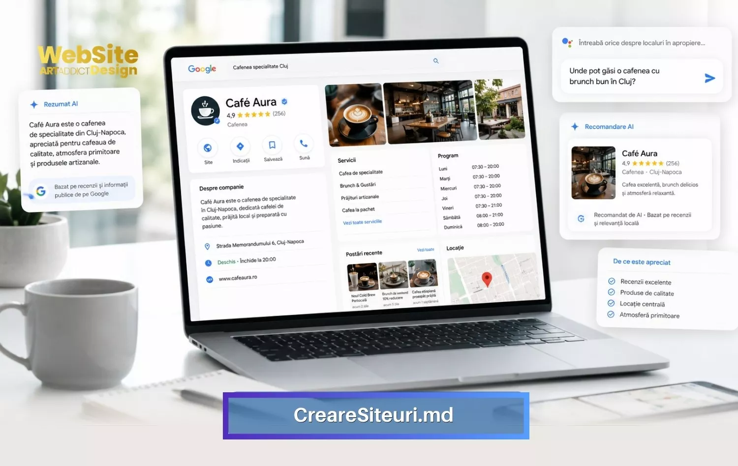 Cum optimizezi Google Business Profile pentru Google Search