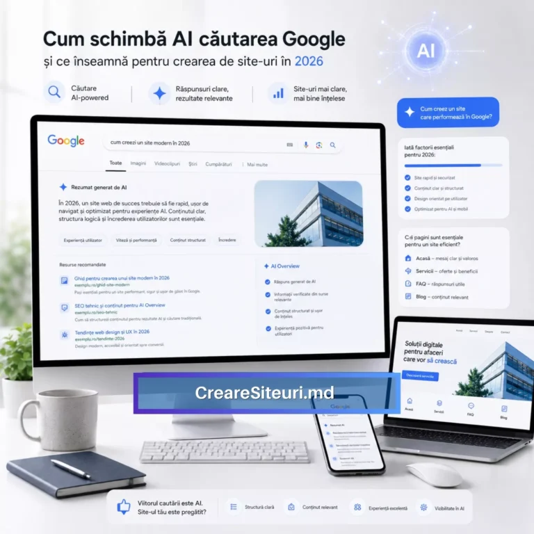 Cum schimbă AI noul Google Search in Moldova