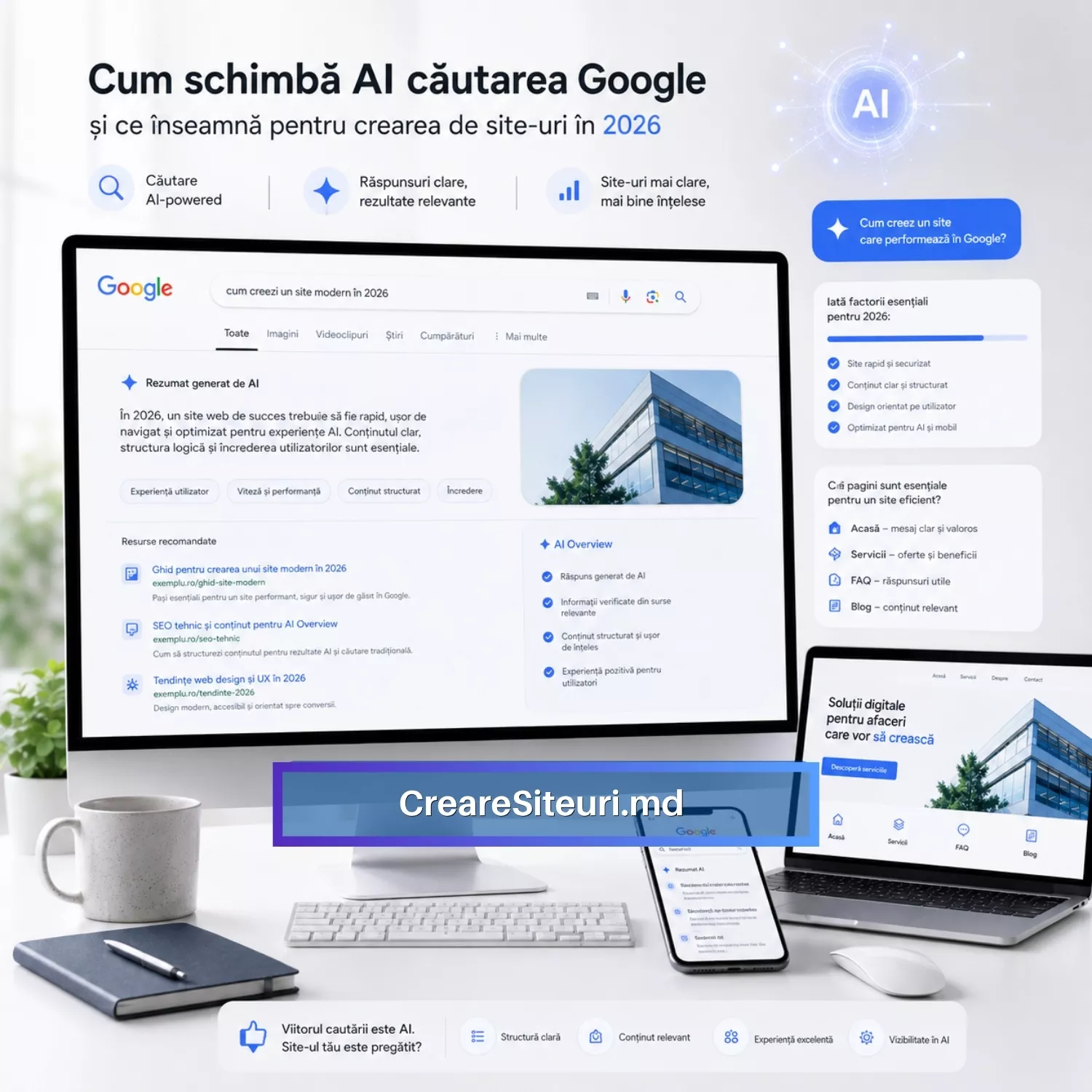 Cum schimbă AI noul Google Search in Moldova
