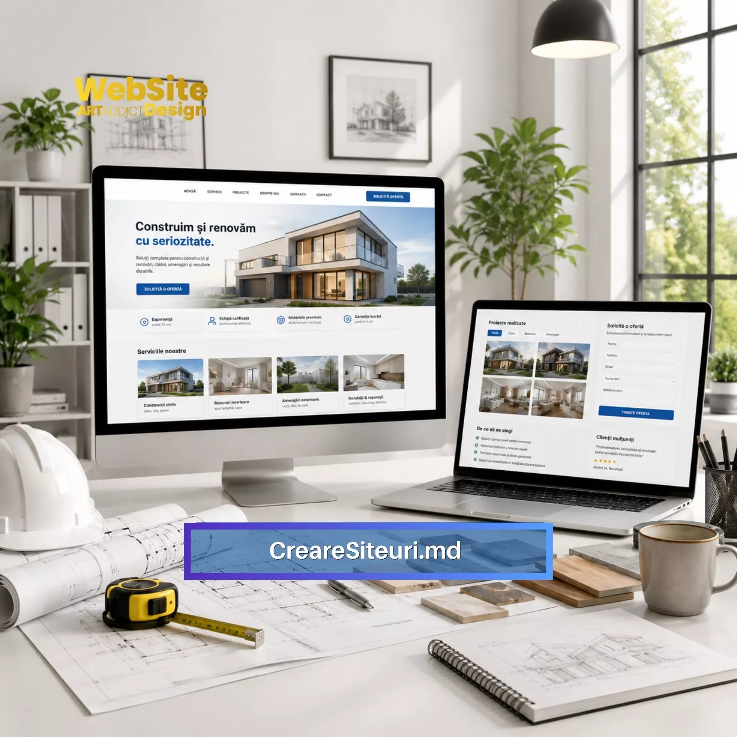creare siteuri pentru firme de construcii si reparatii