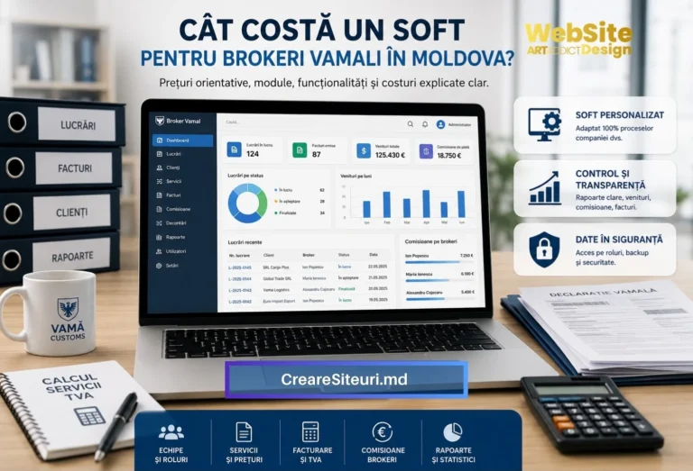 Cât costă un Soft pentru Brokeri Vamali în Moldova