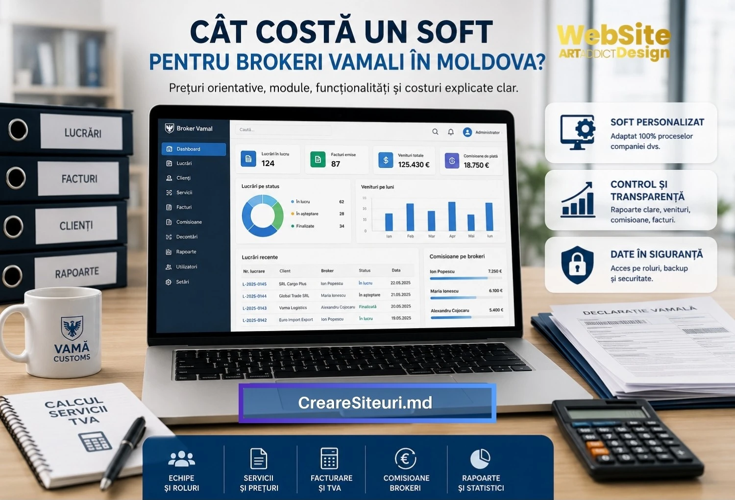 Cât costă un Soft pentru Brokeri Vamali în Moldova