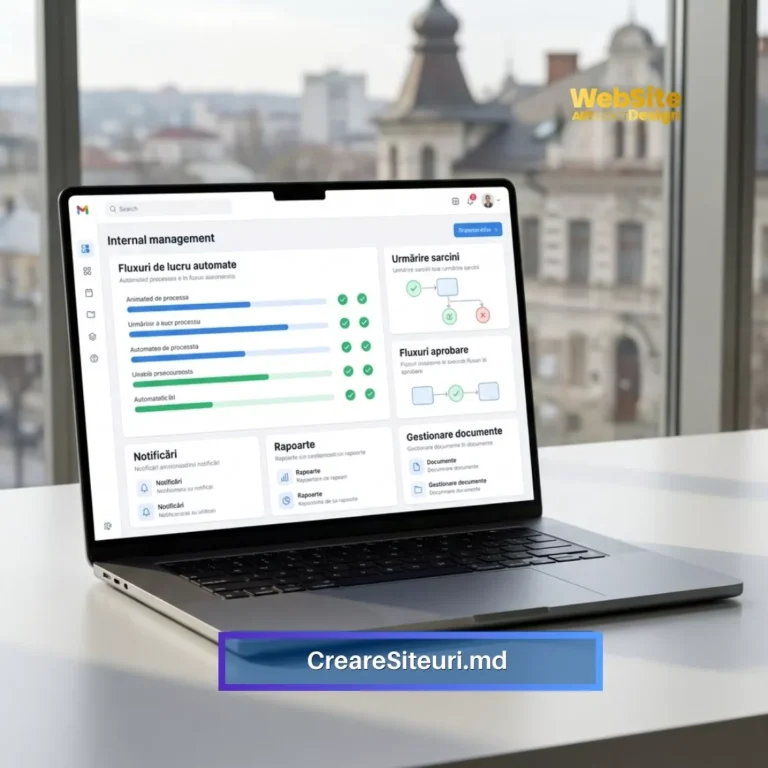 soft de management intern pentru o companie din Moldova
