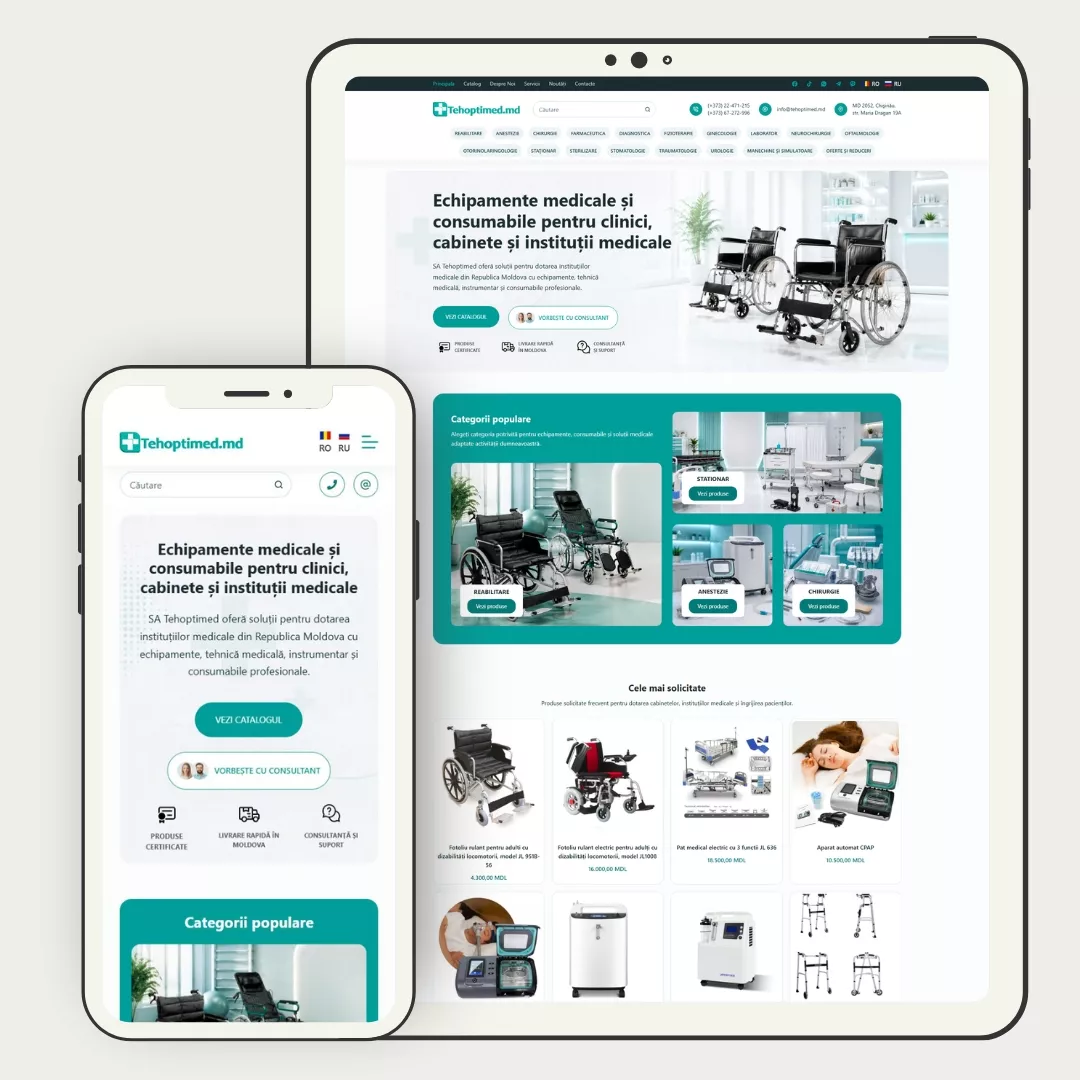 tehoptimed site catalog creat de crearesiteuri
