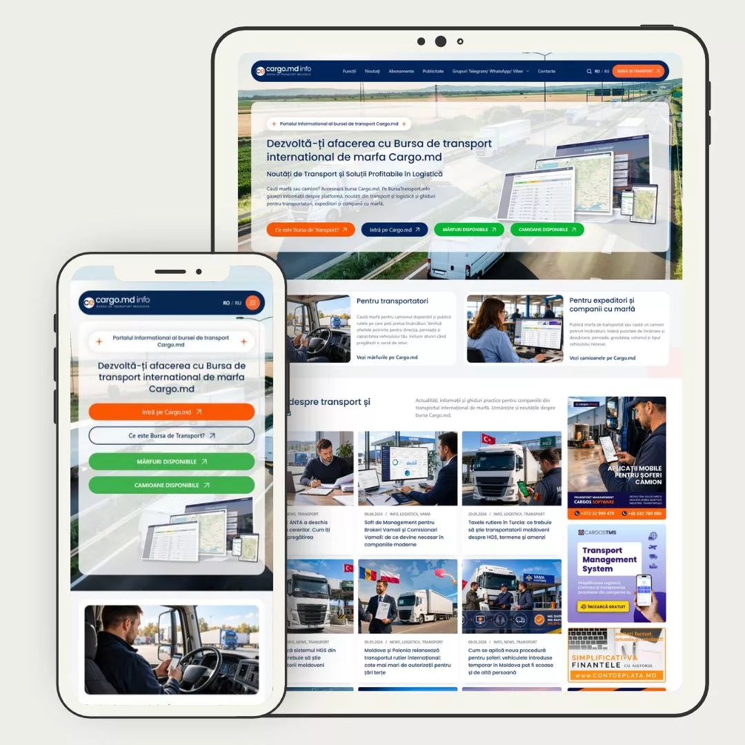 bursatransport info - realizat de crearesiteuri